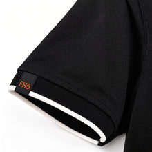 Load image into Gallery viewer, Jacquard Collar Polo - Black