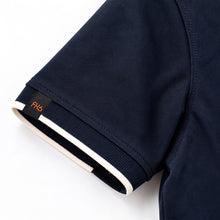 Load image into Gallery viewer, Jacquard Collar Polo - Navy