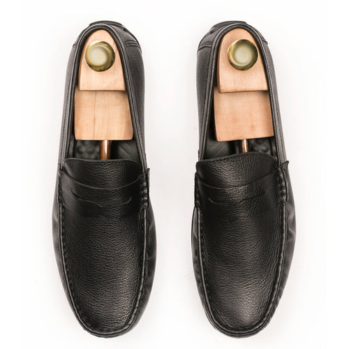 Premium Penny Moccasins - Black
