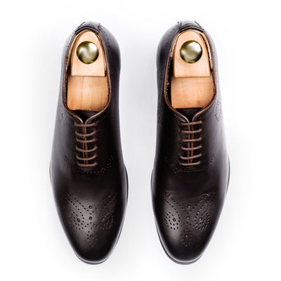 Classic Wingtip Oxfords - Brown