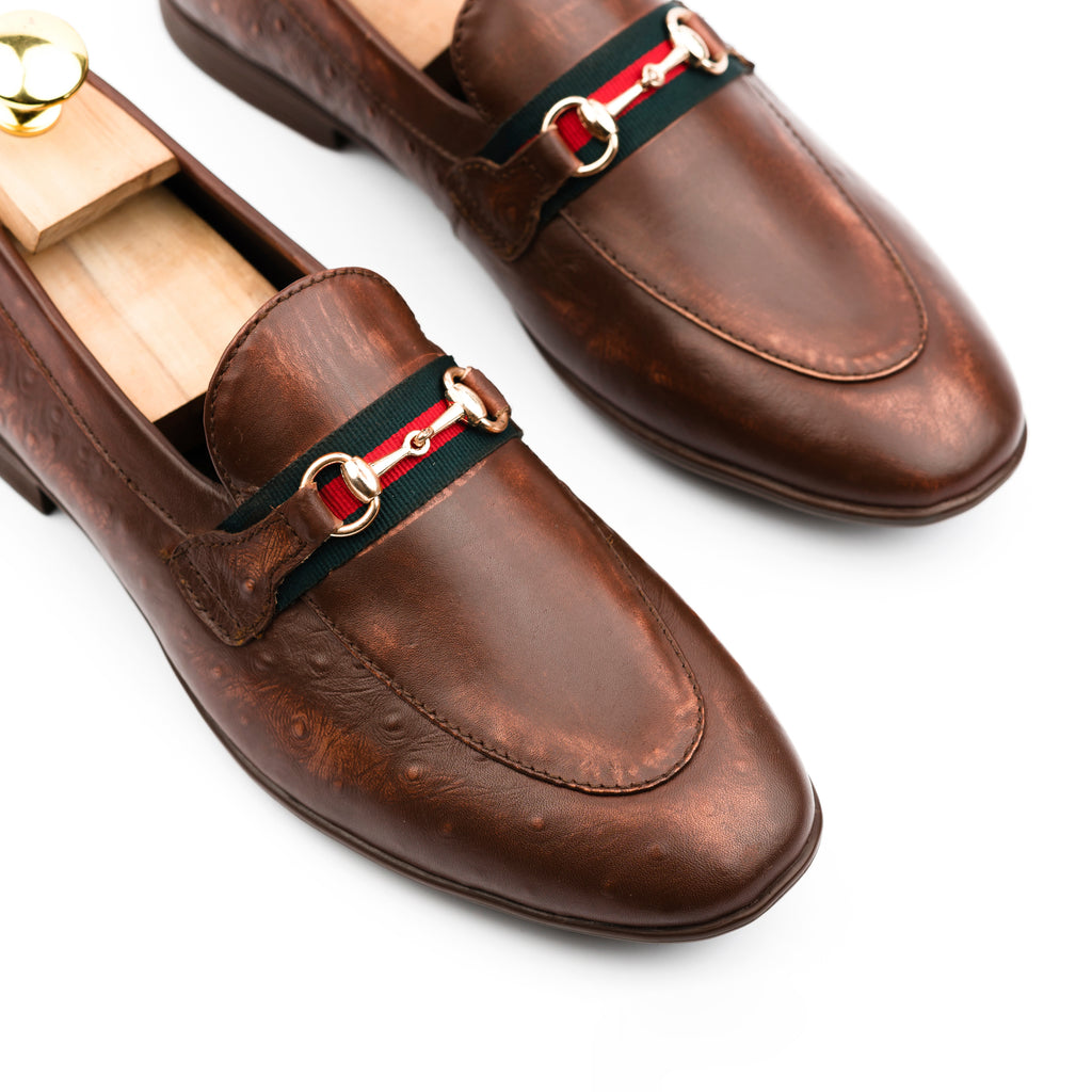 Regal Horse-Bit Buckled Loafers - Brown