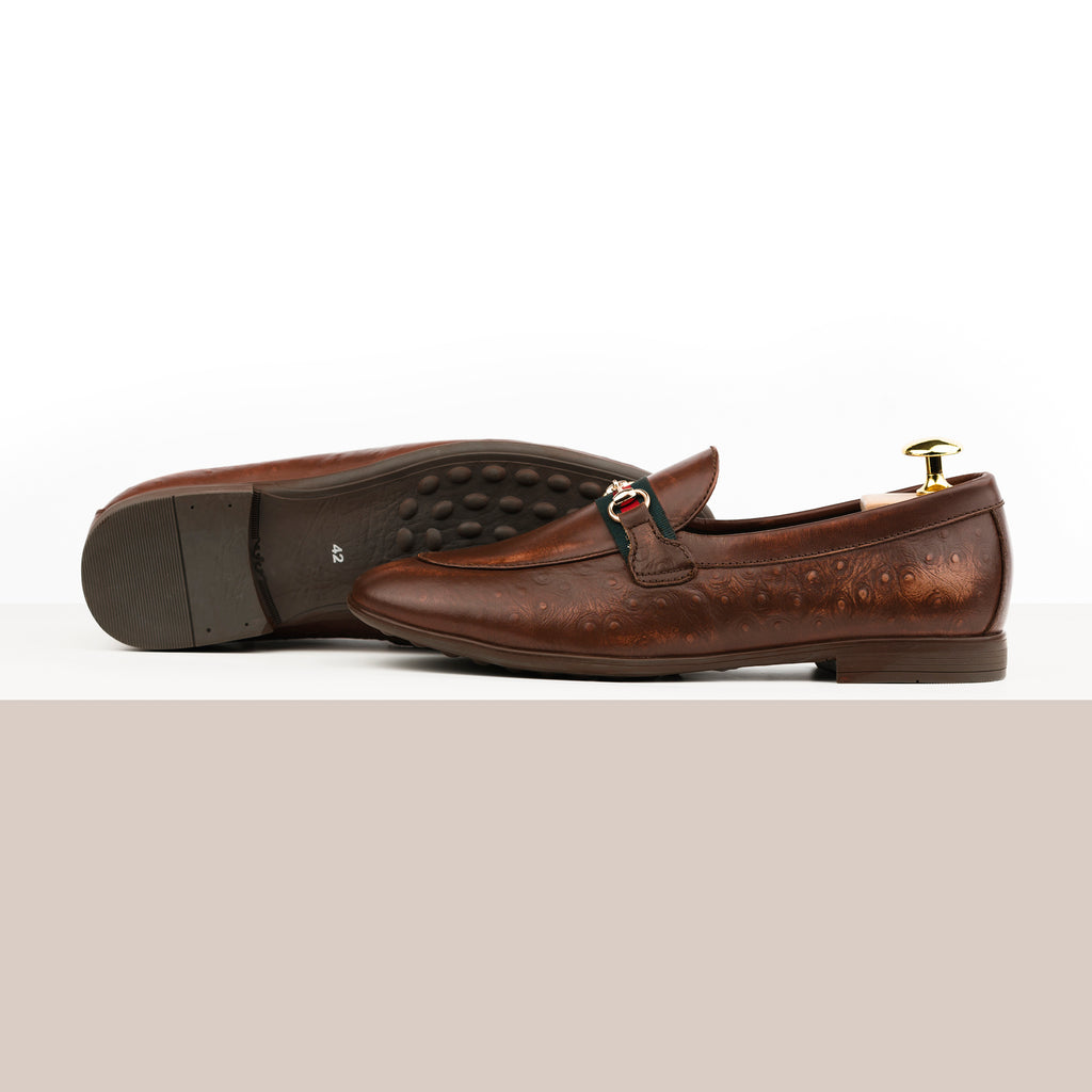 Regal Horse-Bit Buckled Loafers - Brown