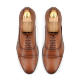 Classic Leather Oxfords - Tan