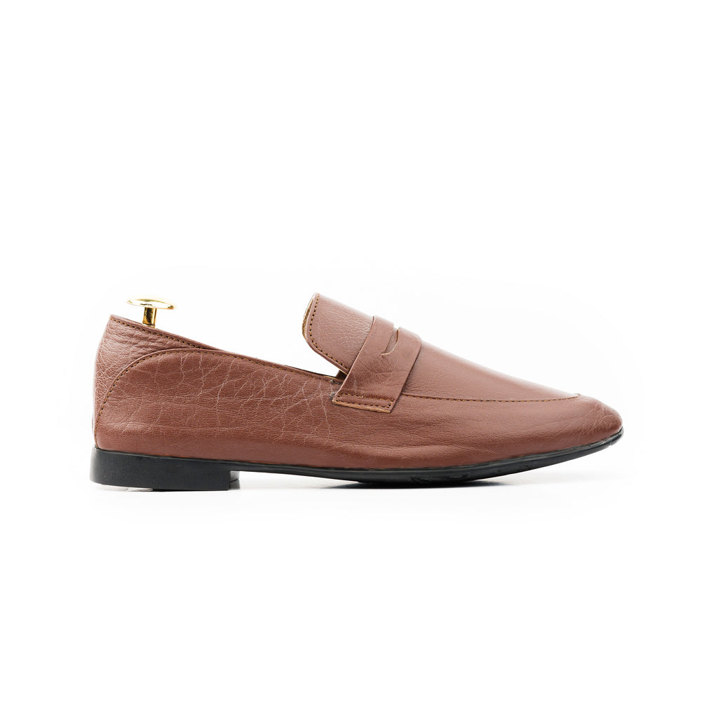 Full Grain Comfort Loafers - Tan