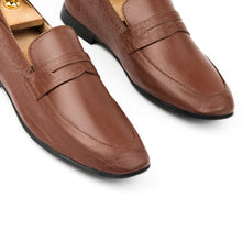 Load image into Gallery viewer, Full Grain Comfort Loafers - Tan