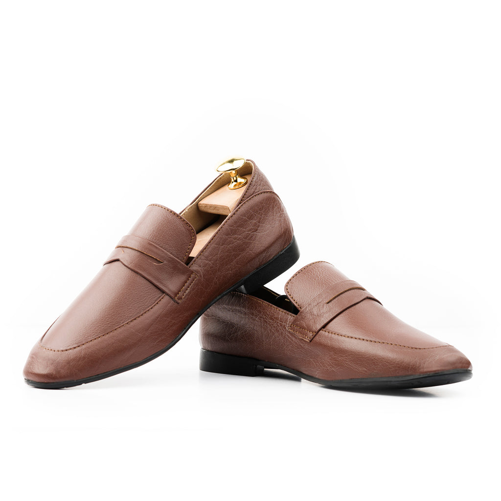 Full Grain Comfort Loafers - Tan