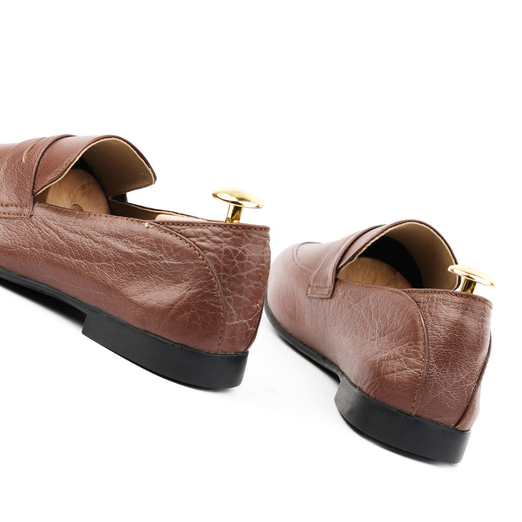 Full Grain Comfort Loafers - Tan