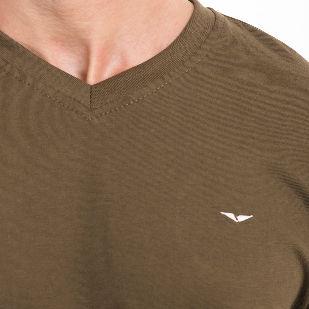 Urban V-Neck T-shirt - Olive
