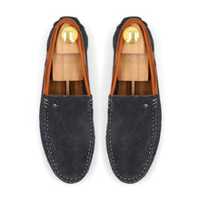 Load image into Gallery viewer, Elite Suede Moccasins - Navy