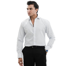 Load image into Gallery viewer, Bengal-striped White Formal Shirt