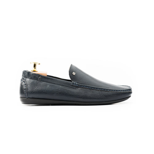 Comfortable Adaptive Moccasins - Navy