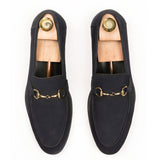 Prestige Nubuck Loafers - Navy