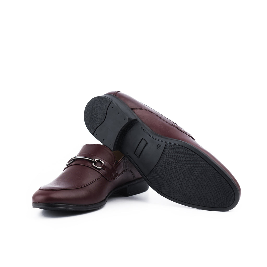 Smart & Sleek Loafers-Maroon