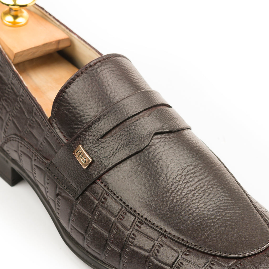 Signature Penny Loafers - Brown