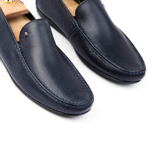 Load image into Gallery viewer, Comfortable Adaptive Moccasins - Navy