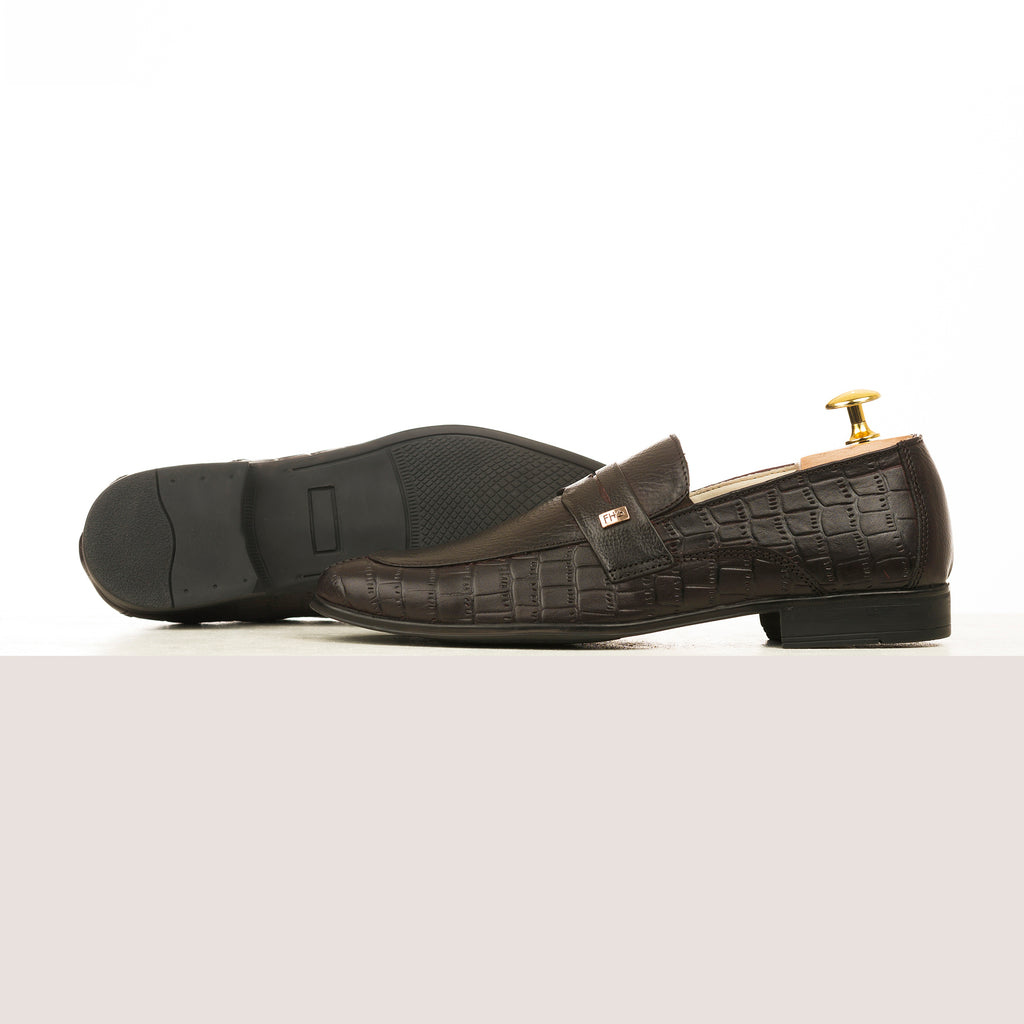 Signature Penny Loafers - Brown