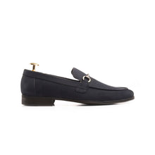 Load image into Gallery viewer, Prestige Nubuck Loafers - Navy