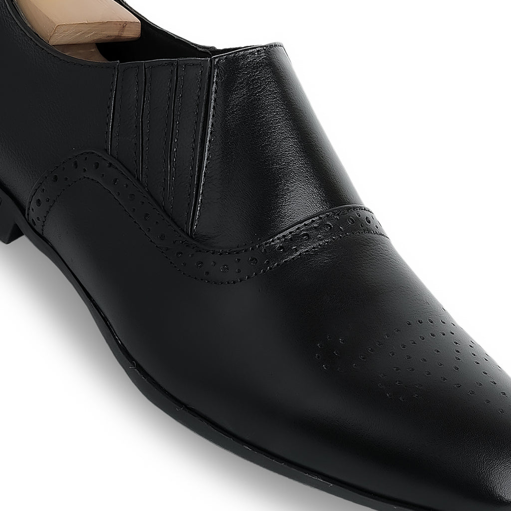 Prestige Embossed Loafers - Black