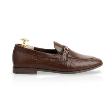 Load image into Gallery viewer, Regal Horse-Bit Buckled Loafers - Brown