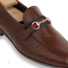 Load image into Gallery viewer, Regal Horse-Bit Buckled Loafers - Brown