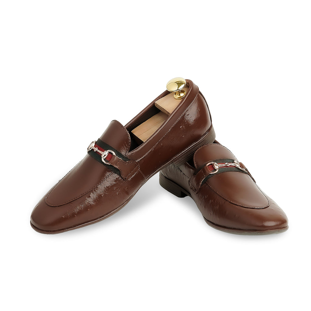 Regal Horse-Bit Buckled Loafers - Brown