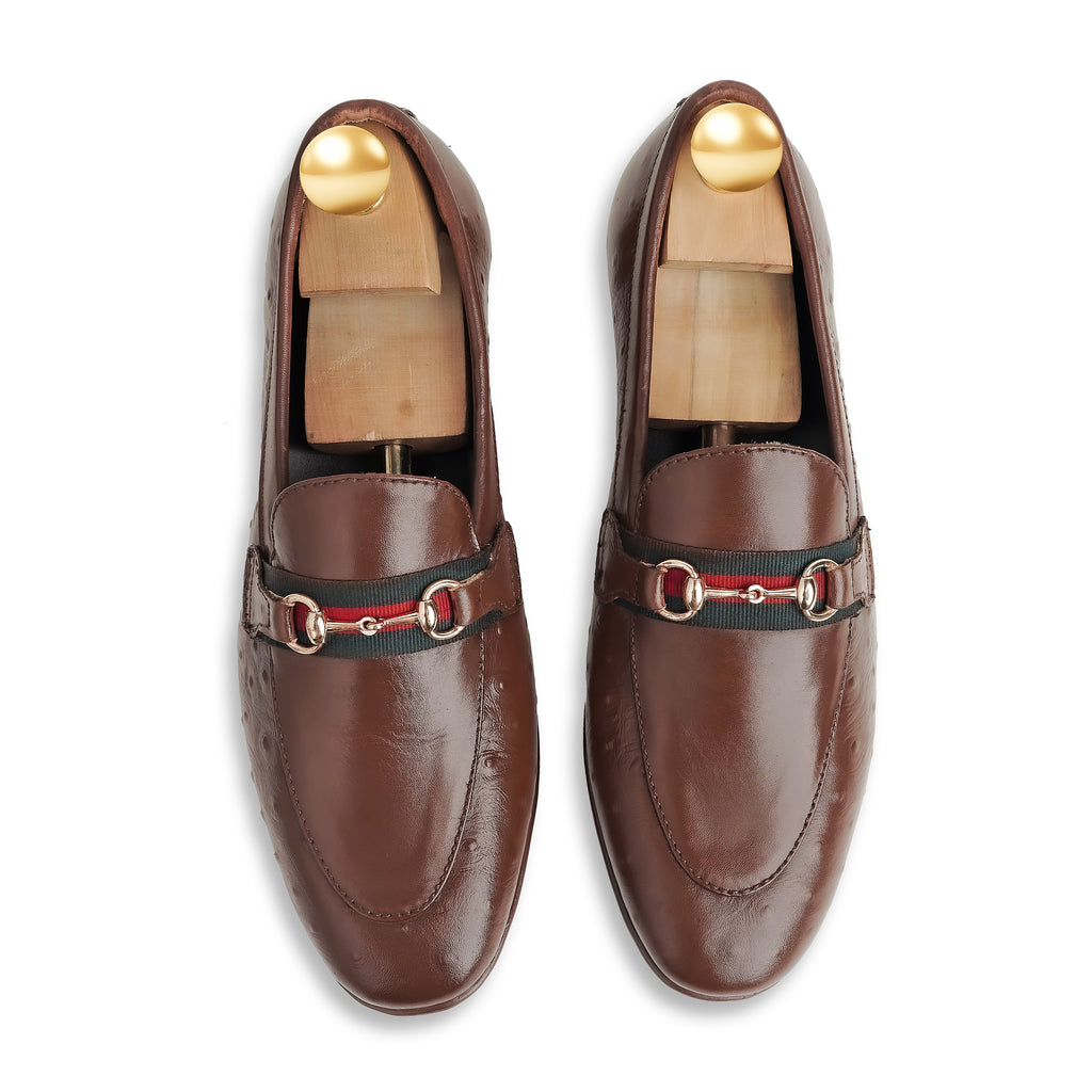 Regal Horse-Bit Buckled Loafers - Brown