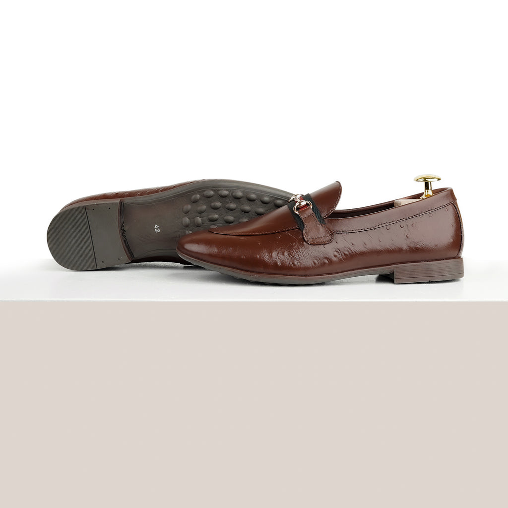 Regal Horse-Bit Buckled Loafers - Brown