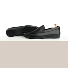 Load image into Gallery viewer, Penny Strapped Moccasins - Black