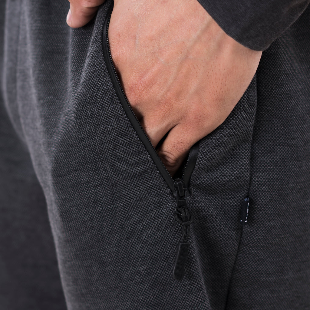 Pique Jogger Pants - Charcoal