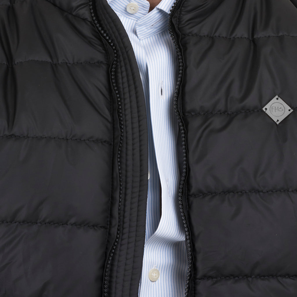 Men's Essential Puffer Jacket-Black