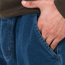 Load image into Gallery viewer, Denim Jogger Pants - Dark Blue