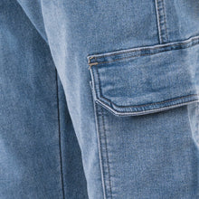 Load image into Gallery viewer, Denim Jogger Pants - Blue