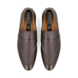 Classy Thin Strapped Loafers - Brown