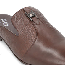 Load image into Gallery viewer, Signature FHS Buckled Mules - Brown