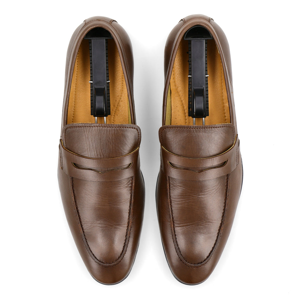 Brown Penny Loafers