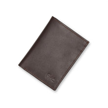 Load image into Gallery viewer, Sleek-Fold Leather Wallet - Brown