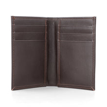 Load image into Gallery viewer, Sleek-Fold Leather Wallet - Brown