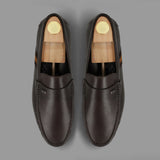 Classic Band-Strapped Moccasins-Brown