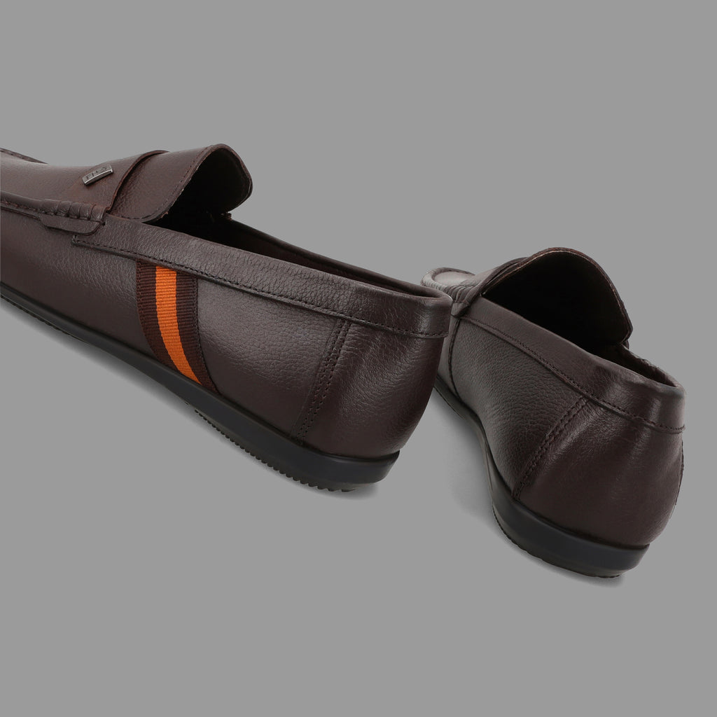 Classic Band-Strapped Moccasins-Brown