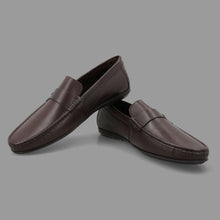 Load image into Gallery viewer, Classic Band-Strapped Moccasins-Brown