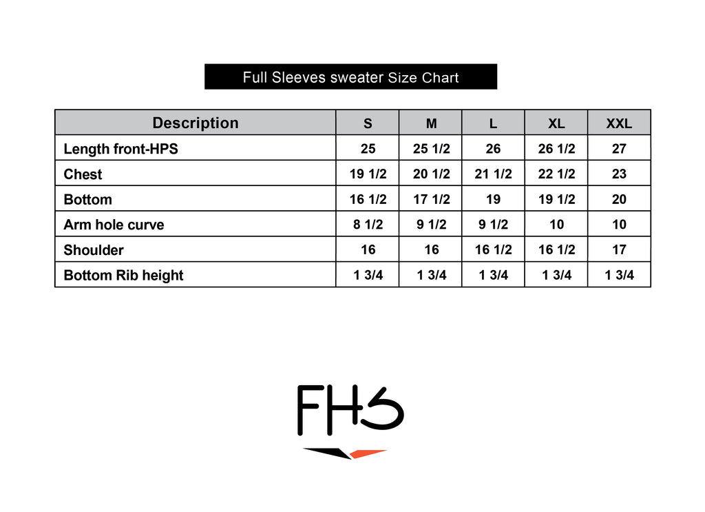 Full Sleeves Sweater-Black