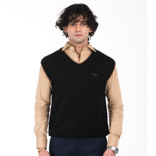 Load image into Gallery viewer, V-Neck Sleeveless Sweater-Black