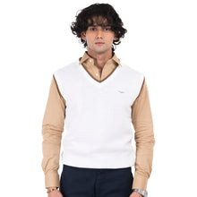 Load image into Gallery viewer, V-Neck Sleeveless Sweater-White