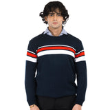 Full Sleeves Sweater-Navy
