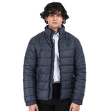 Men's Essential Puffer Jacket-Navy