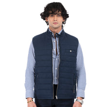 Load image into Gallery viewer, Sleek Gilet Sleeveless Jacket - Navy