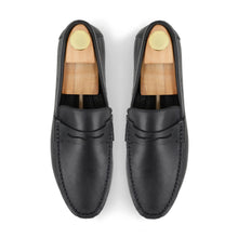 Load image into Gallery viewer, Penny Strapped Moccasins-Black