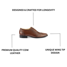 Load image into Gallery viewer, Full Brogue Oxford-Brown