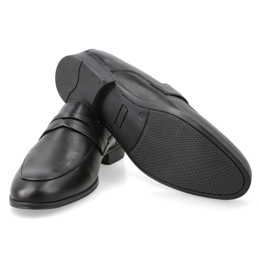 Classic Penny Loafers-Black