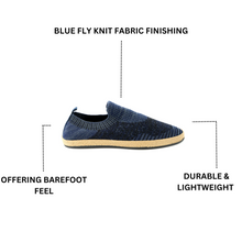 Load image into Gallery viewer, Laceless Knitted Sneakers-Navy